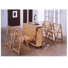 Butterfly Light Oak Dining Set 