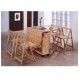 Butterfly Light Oak Dining Set 
