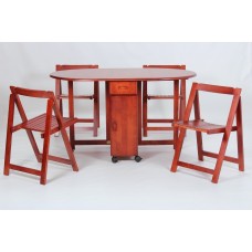 Butterfly Mahogany Dining Set 