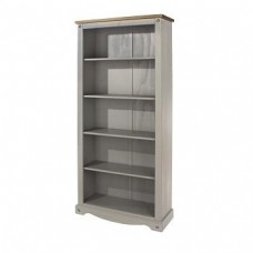 Core Products Corona Grey Tall Bookcase ( N Ireland delivery)