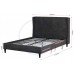 Amelia Grey Upholstered Fabric 4ft6 Double Bed by Seconique
