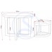 Cambourne Oak Stowaway Dining Set Carriage fee to Highlands