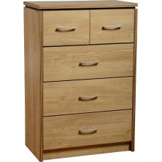 Charles Oak 3 & 2 Drawer Chest
