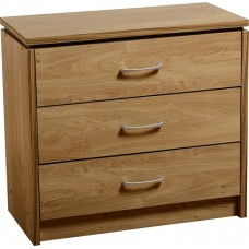 Charles Oak 3 Drawer Chest