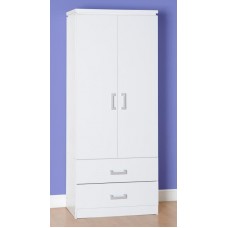 Charles White Wardrobe -2 door 2 drawer.