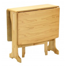 Little Bird Gateleg Drop Leaf Dining Table - Natural Rubberwood Veneer
