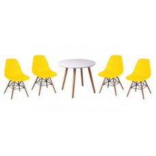  Little Rascals Round Childrens Table & 4 Chairs (Eiffel Style).