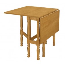 Little Bird Dunbar Gateleg Drop Leaf Dining Table - Warm Oak 