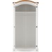 Corona White BedroomTrio Set- Double Wardrobe, 2 & 2 Drawer Chest and 1 Drawer Bedside by Seconique